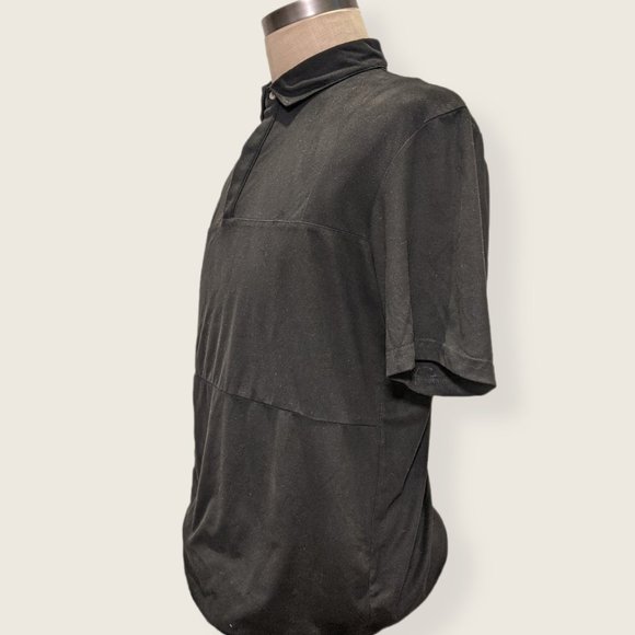 Zara Men's Medium Suede-Feel Polo - Picture 2 of 3